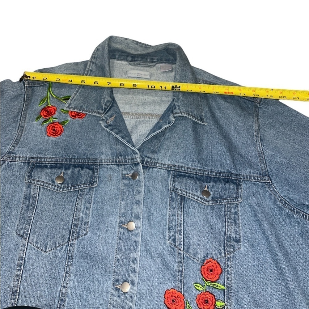 Embroidered Jean Jacket - Picture 5 of 6